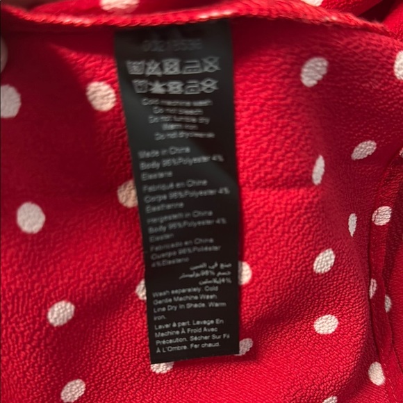 City Chic Red Ruffled 3/4 Sleeve Blouse 31 - Picture 11 of 11